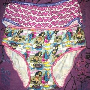 Girls Super Hero Panties Size 8